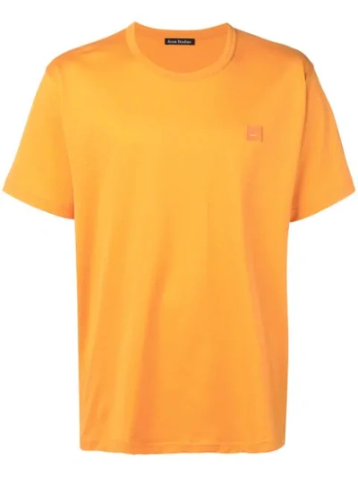 ACNE STUDIOS NASH FACE T恤 - 橘色