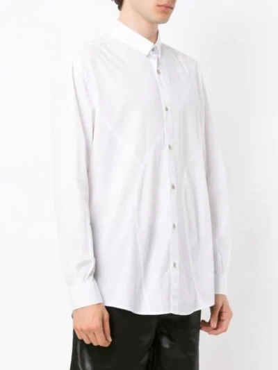 Shop À La Garçonne Long Sleeved Shirt In White