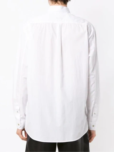 Shop À La Garçonne Long Sleeved Shirt In White