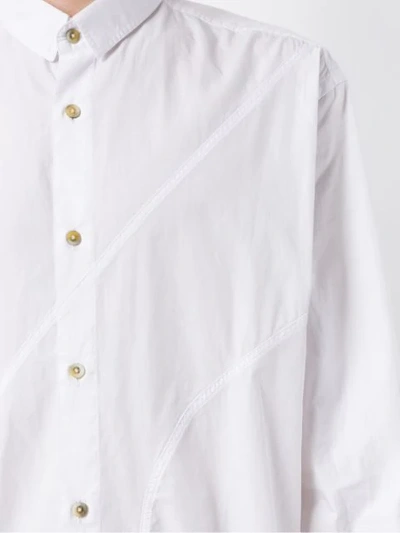 Shop À La Garçonne Long Sleeved Shirt In White