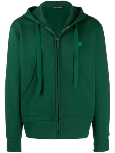 Shop Acne Studios 'ferris Face' Kapuzenjacke In Green