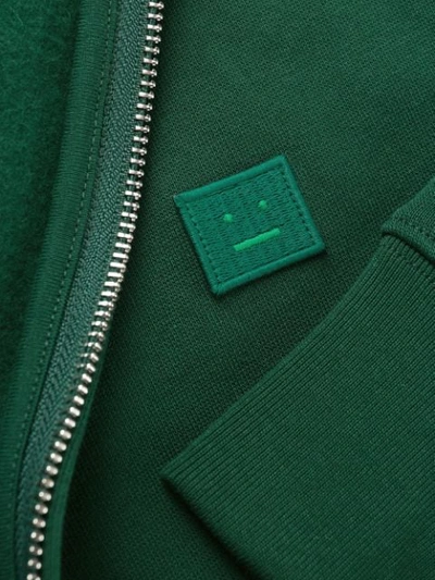 Shop Acne Studios 'ferris Face' Kapuzenjacke In Green