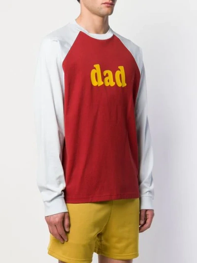 Shop Acne Studios Dad Stamp T-shirt In Blue