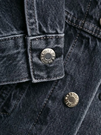 Shop Helmut Lang Masc Denim Jacket In Grey