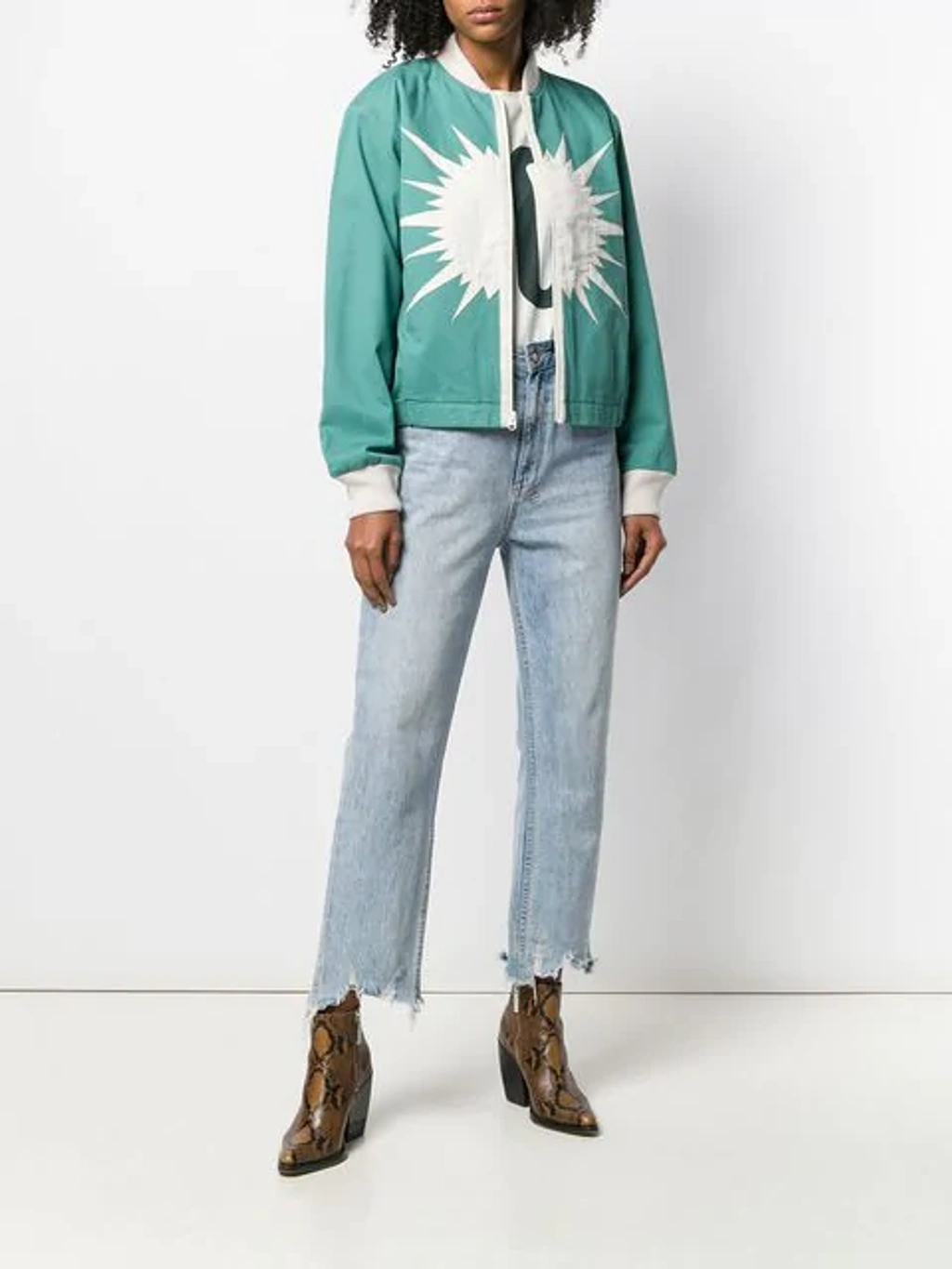 Levi s Starburst Bomber Jacket In Green ModeSens