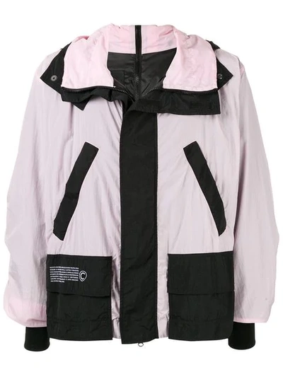 Colmar A.g.e. By Shayne Oliver Colour Block Windbreaker Jacket In Pink