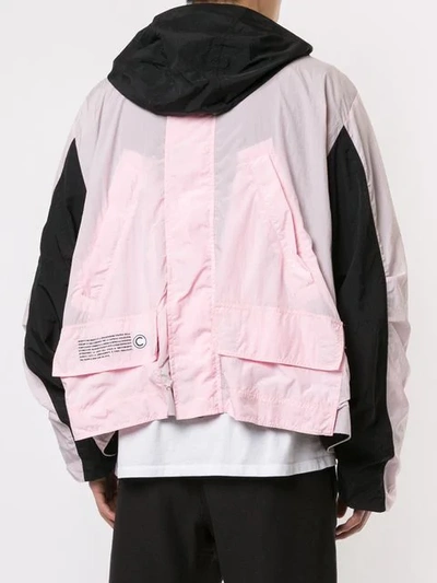Shop Colmar A.g.e. By Shayne Oliver Colour Block Windbreaker Jacket In Pink