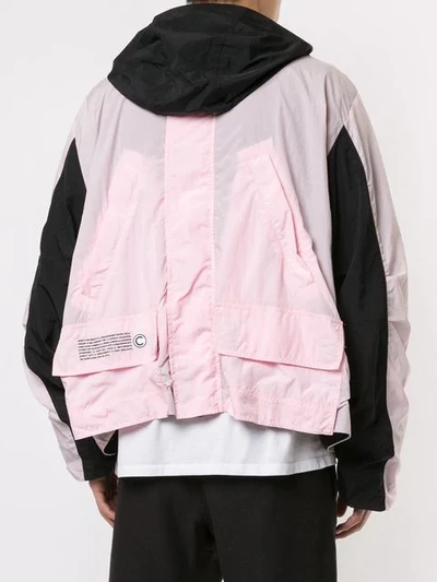 Colmar A.g.e. By Shayne Oliver Colour Block Windbreaker Jacket In Pink