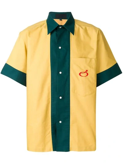 Shop Xander Zhou Kurzärmeliges Hemd - Gelb In Yellow
