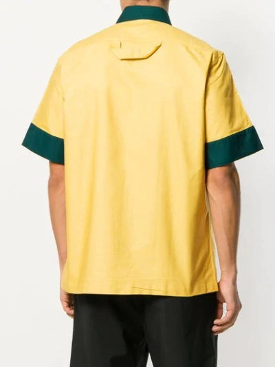 Shop Xander Zhou Kurzärmeliges Hemd - Gelb In Yellow