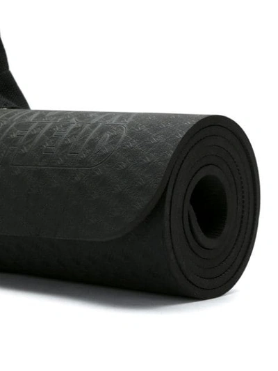 Shop Track & Field Logo Printed Yoga Mat In Black