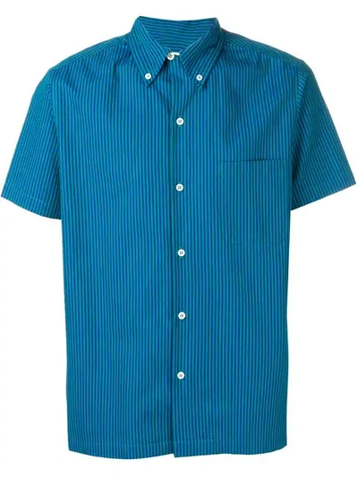 Shop Anglozine Boshier Short-sleeve Shirt In Blue