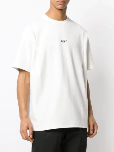 Shop Ader Error Logo Print Oversized T-shirt In White