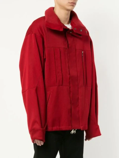 Shop Ambush Logo Printed Jacket In Red