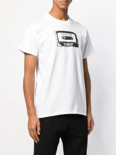 Shop Dreamland Syndicate Tape Print T-shirt - White