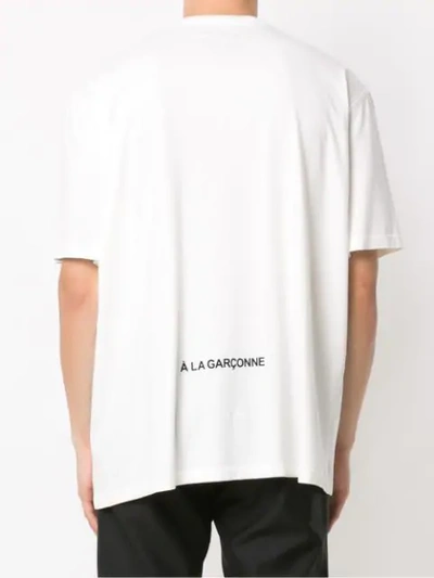 À LA GARÇONNE CORDA CORAÇÃO T-SHIRT - 白色