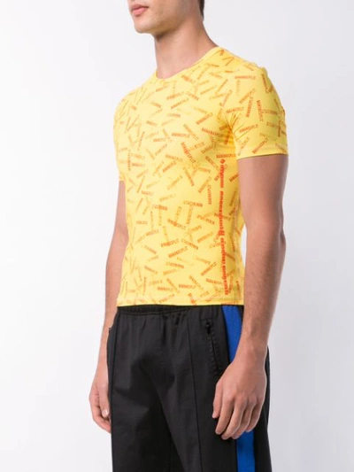 Shop Adam Selman Banana Split T In Yellow