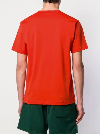 Shop Acne Studios Nash Face T-shirt In Red