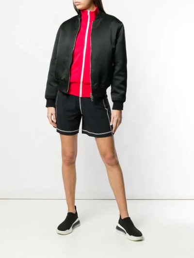 Shop Adidas Originals By Alexander Wang Inside Out Shorts In Black