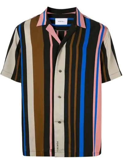 Shop Ports V Striped Shirt In Multicolour