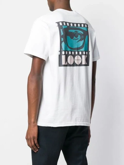 Shop Anglozine Look Print T-shirt In White