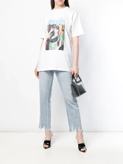 Shop Andrea Crews Printed T In White