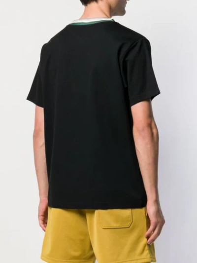 Shop Acne Studios T-shirt Mit Gesicht-patch In Black