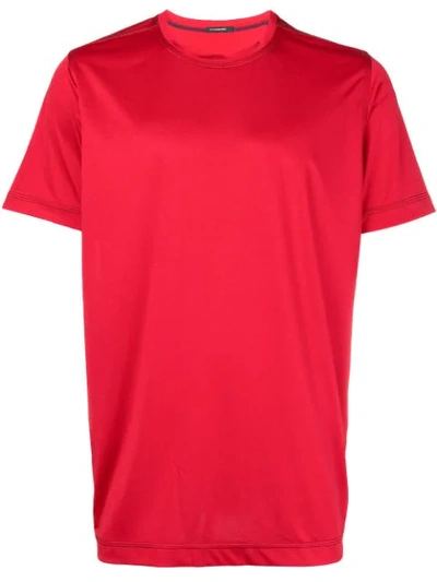 Shop À La Garçonne Side Stripe T-shirt In Red