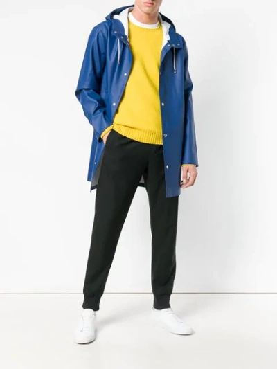 Shop Stutterheim Stockholm Rain Coat - Blue