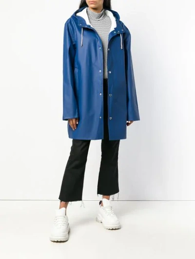 Shop Stutterheim Stockholm Rain Coat - Blue