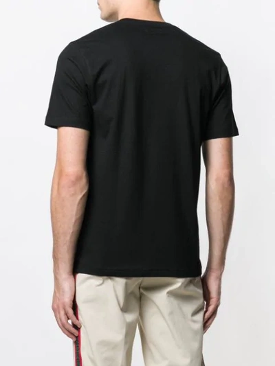 Shop Andrea Crews Embroidered Luxe T-shirt In Black