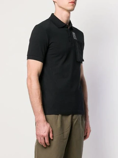 Shop Fred Perry Cargo Pocket Polo Shirt In 102 Black