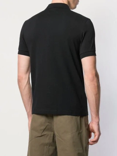 Shop Fred Perry Cargo Pocket Polo Shirt In 102 Black