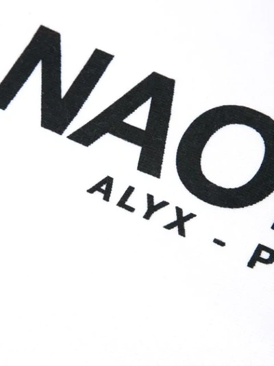 Shop Alyx Logo Print Towel In White