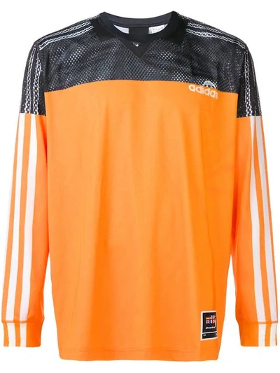 Shop Adidas Originals By Alexander Wang Mesh Detail T In Orange