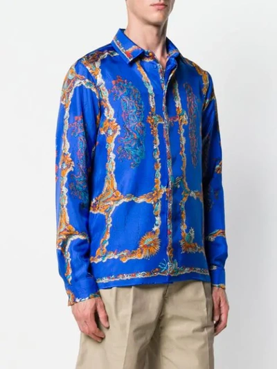 Shop Emilio Pucci Portofino Print Shirt - Blue