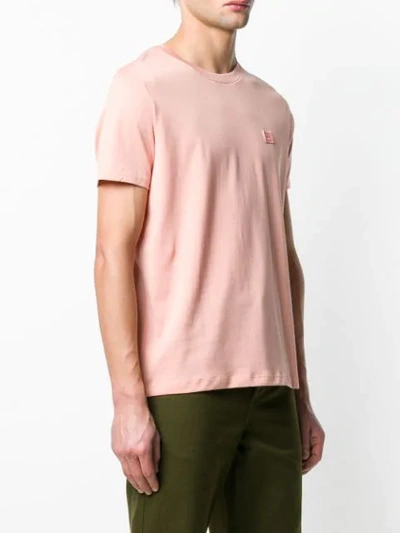 Shop Acne Studios Logo Short-sleeve T-shirt - Pink