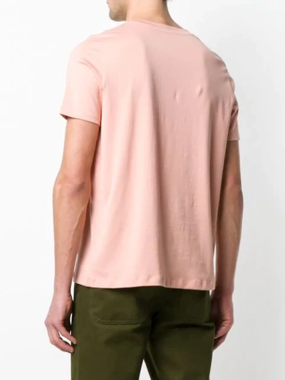 ACNE STUDIOS LOGO短袖T恤 - 粉色