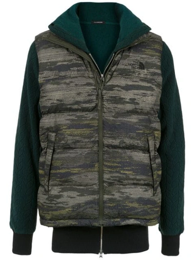 Shop À La Garçonne Waistcoat Quilted Jacket In Green