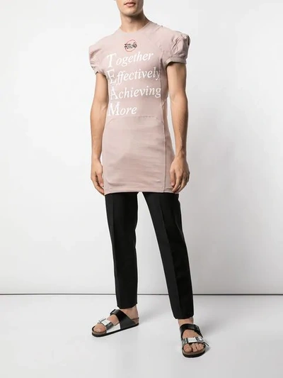 Shop Vivienne Westwood 45 T-shirt In Pink