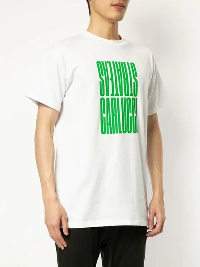 Shop Strateas Carlucci Carbon T-shirt In White