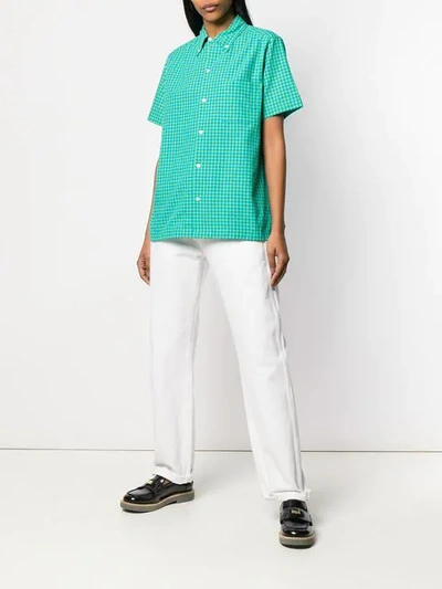 Shop Anglozine Freeman Shirt In Green