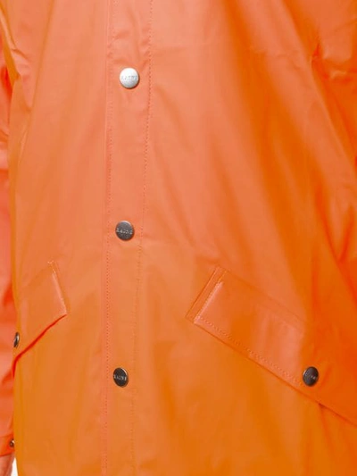 Shop Rains Water-resistant Hooded Coat - Orange