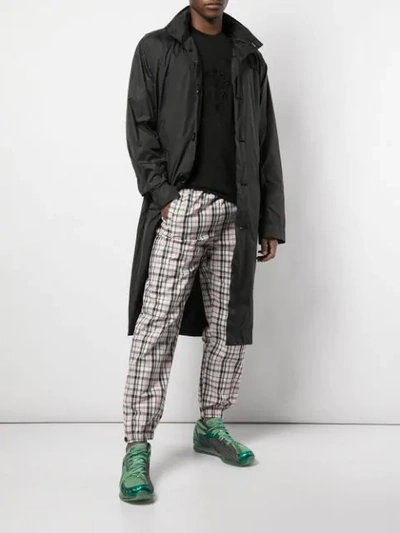 Shop Opening Ceremony Plaid Track Pants In Pink