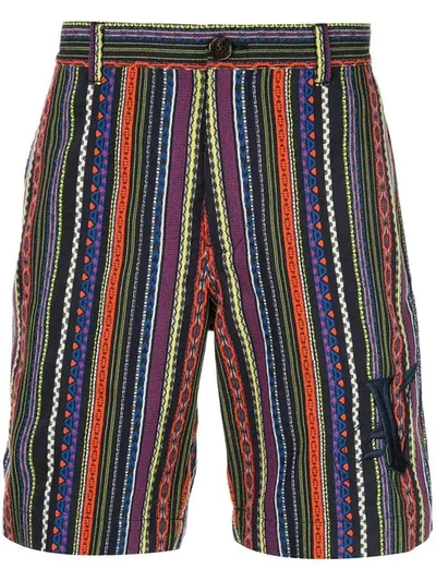 Shop Ports V Printed Shorts In Multicolour