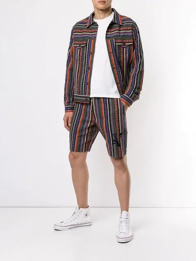 Shop Ports V Printed Shorts In Multicolour