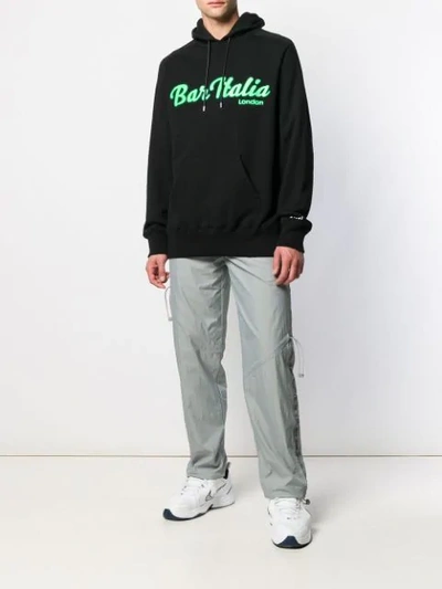 SACAI BAR ITALIA HOODIE - 黑色