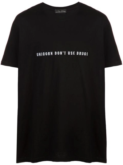 Shop Barbara Bologna 3xl Unicorn T-shirt - Black