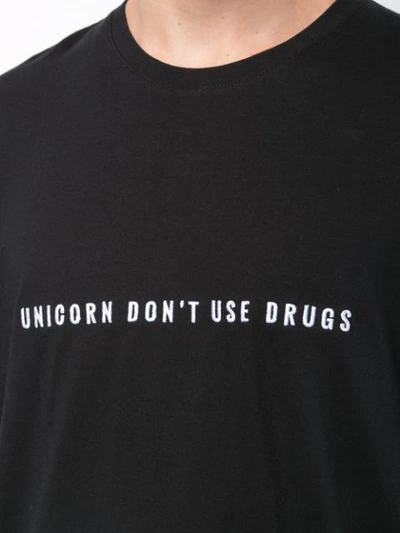 Shop Barbara Bologna 3xl Unicorn T-shirt - Black