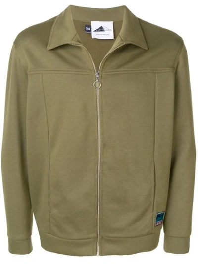 Shop Anglozine Vox Track Jacket In Green